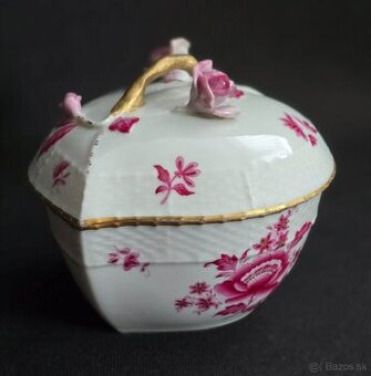 Porcelánová dóza Herend Printemps, ručne maľovaná.