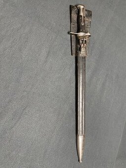 Švajčiarsky bodák Vetterli M1878 s pílou, značený, krásny st