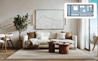 2 izbový apartmán s rozlohou od 34,74 m² do 37,62 m² - 1