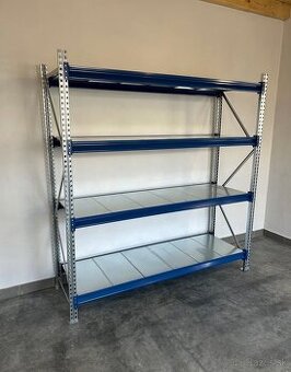Policovy regál pozinkovaný, skladový priemyselný
