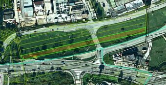 Investičný pozemok 2654m2 - Košice - Nové Ťahanovce