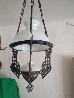 Secesny luster petrolej