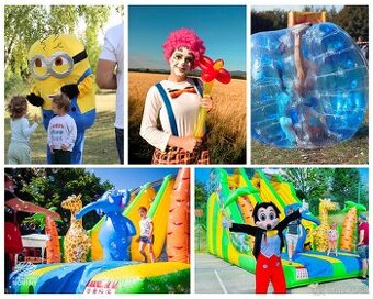 Atrakcie a animačný program na podujatia a oslavy