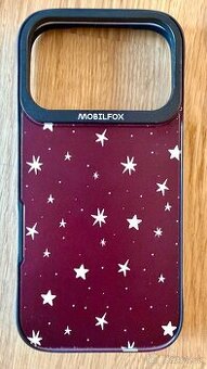 Mobilfox kryt na iPhone 17 Pro Burgundy Stars Full-Shock