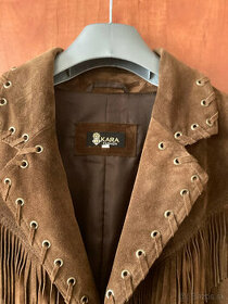 Kožený kabát western-country - 1