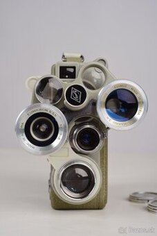EUMIG 8mm kamera s revolverovou hlavou