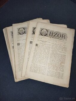 Obzor 140 rokov stare noviny