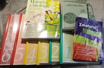 Predám učebnice potrebné na maturitu a medicínu
