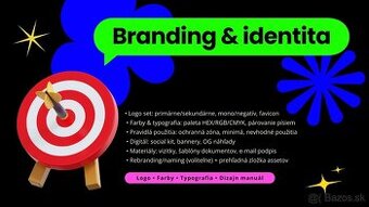 Branding & identita – logo, dizajn manuál, rebranding