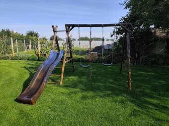 Predám zahradnu dvoj hojdacku a smyklavku