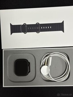 Apple Watch Ultra 2 49mm Black Ti Black Ocean Band