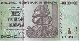 ZIMBABWE bankovka