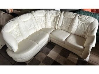 Luxusní rohová kožená sedací souprava, 2752 - 1