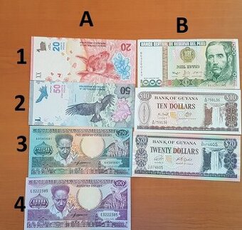 Bankovky mix Južná Amerika