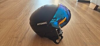 Lyžiarska prilba Atomic Savor Visor Stereo Black M (55-59cm)