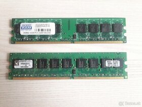 Pamäte KINGSTON KVR800C2E5/1G DDR2, GOOD RAM GR800D264L5/1G - 1