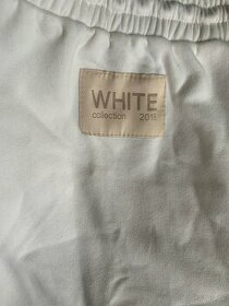 Kura collection tepláková sukňa biela