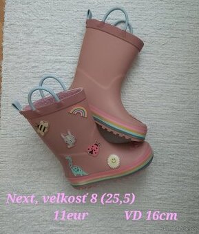Gumáky Next - dievčatko
