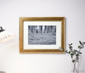Predám IKEA VIRSERUM rám, zlatá farba, 30x40 cm