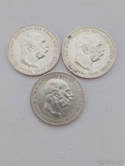 Mince 1 koruny F.J.