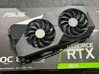 Predám NOVÚ grafickú kartu ASUS DUAL GeForce RTX 3070 V2