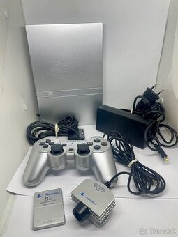 Sony PlayStation PS2 Slim SCPH-75004 Silver