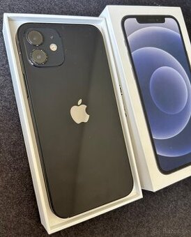 Iphone 12 64GB black - 100% batéria