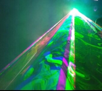 Laser animačný na diaľkové ovládanie, RGB plnofarebný