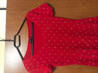 NOVÉ TOMMY HILFIGER Red damske saty S