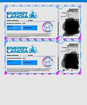 ENERGYLANDIA vstupenky pre dvoch