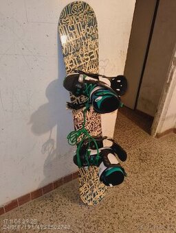 Westige Typo + Topánky Gang Snowboards