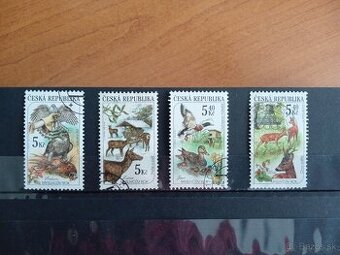 Poštové známky č.1021 - Česká rep. - fauna komplet