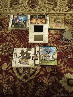 Nintendo DS lite z hrami PREDÁM/VYMENÍM