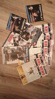 Staré bedekre z hokeja a futbalu F1, hokej, futbal, plagáty