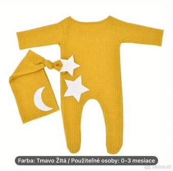 Newborn fotenie - žltý set