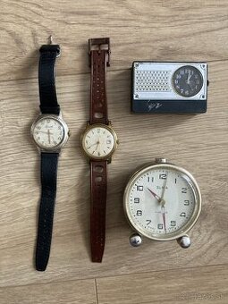 staré hodinky budíky