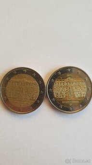 2 eurové pamätné mince nemecko