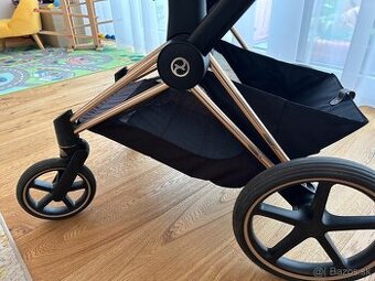 Komplet set Cybex Priam Rose gold + Spring Blossom dark