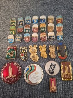 Odznaky OH 1980 Moskva