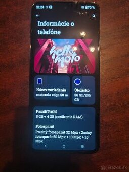 Predám motorolu edge 50 neo - rezervovane - 1