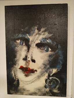 Odrazy modré tmy je olej na plátně - 1