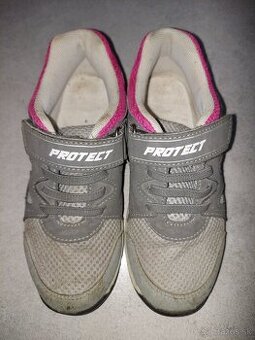 dievčenské tenisky na suchý zips (veľkosť 30)