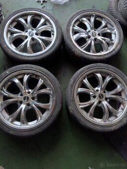 5x112 R18 Chrómové Alu disky