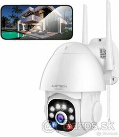 Vonkajšia bezpečnostná kamera AUKTECH - 1296p / PTZ 355 ° /