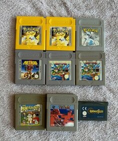 Originálne hry na Nintendo Gameboy