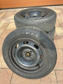 Kolesá na plechových diskoch 185/65 r15 Pirelli a Michelin