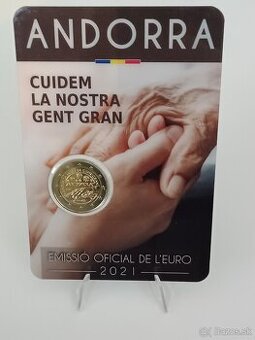Andorra 2021 Seniors , 2€ euro