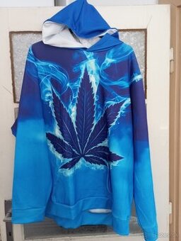 Panska modra mikina 3XXL