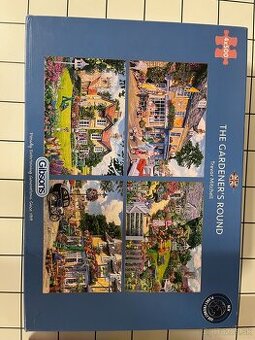 Puzzle Záhrada 4x 500 dielikov