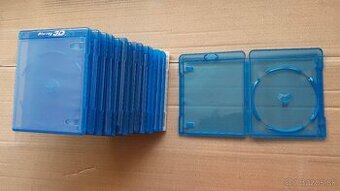 Predám nepoužité plastové obaly na Bluray/DVD.
